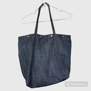 Steve Madden Denim Tote Bag Shoulder Purse